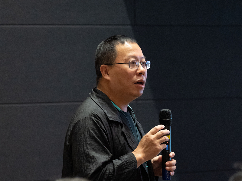 湖北美术学院叶佑天教授到我们讲学