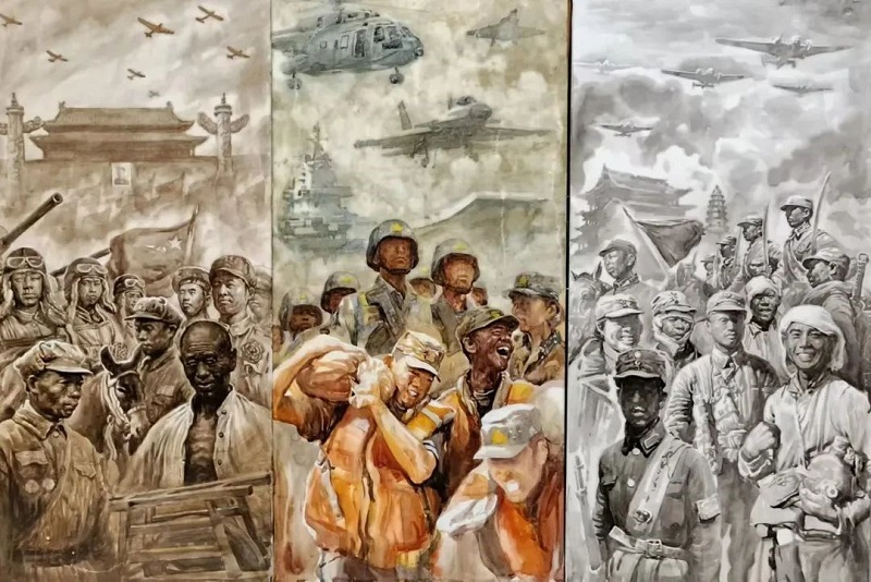 励志丹青——刘德山美术作品展在BV1946伟德举行