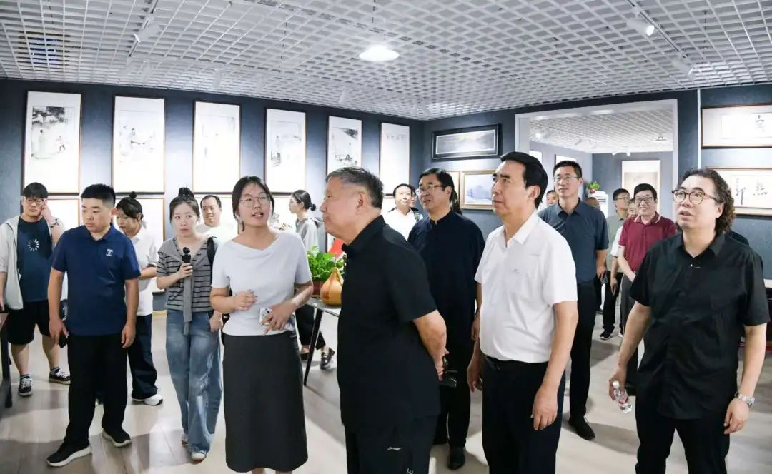 翰墨润中原赋能乡村美育丨我们与温县举行共建大学生社会实践基地揭牌仪式 图片
