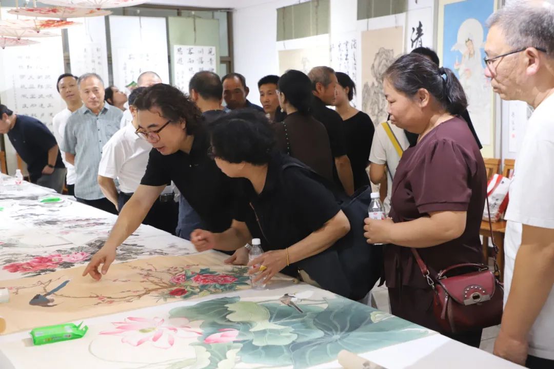翰墨润中原赋能乡村美育丨我们与温县举行共建大学生社会实践基地揭牌仪式 图片