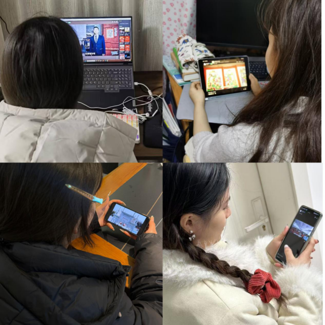 我们组织学生观看“对话非遗：豫韵悠长”主题思政教育实践活动