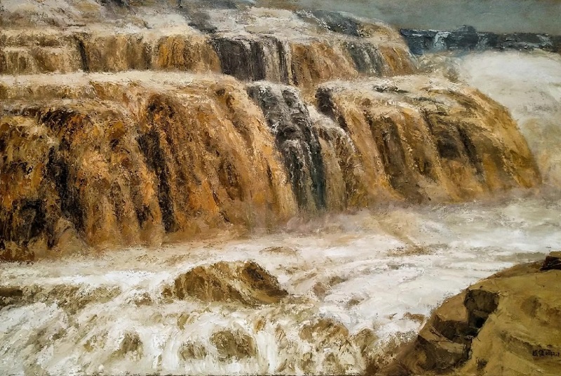 名师公开课--著名油画家左国顺到我们写生示范教学
