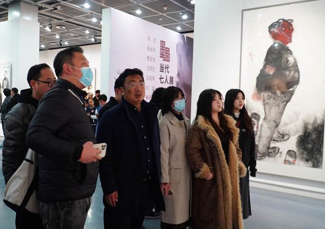 ​我们名誉教授王颖生作品参展“墨局—当代七人展”