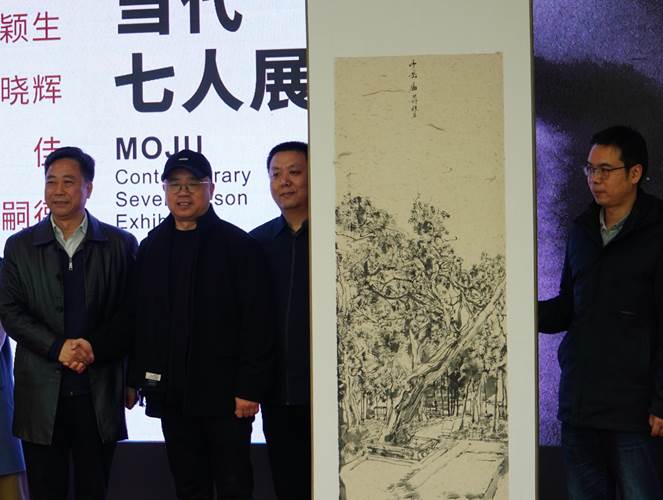 ​我们名誉教授王颖生作品参展“墨局—当代七人展”