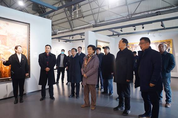 河南省关工委主任赵素萍一行到我们考察指导工作
