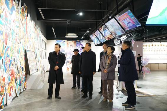 河南省关工委主任赵素萍一行到我们考察指导工作
