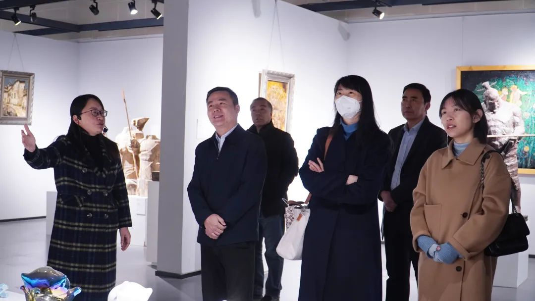 河南博物院副院长、工会主席史自强一行莅临我们调研指导工作