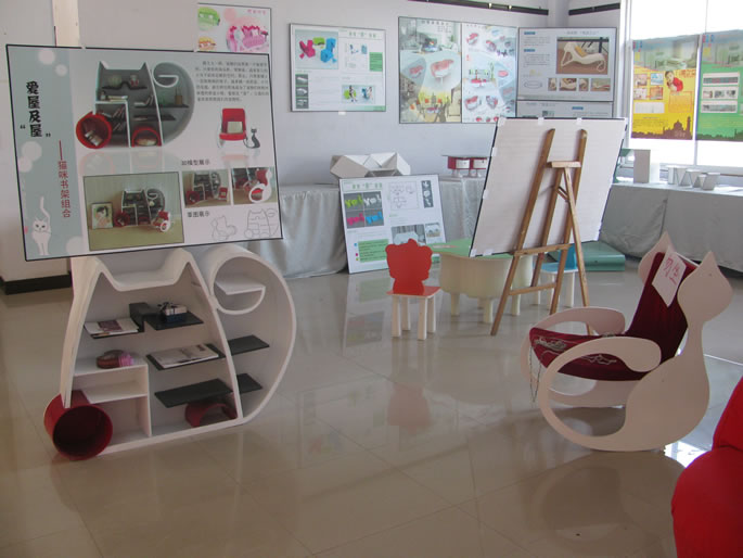 我们2008级产品艺术设计专业学生举办家具设计展 我们2008级产品艺术设计专业学生举办家具设计展