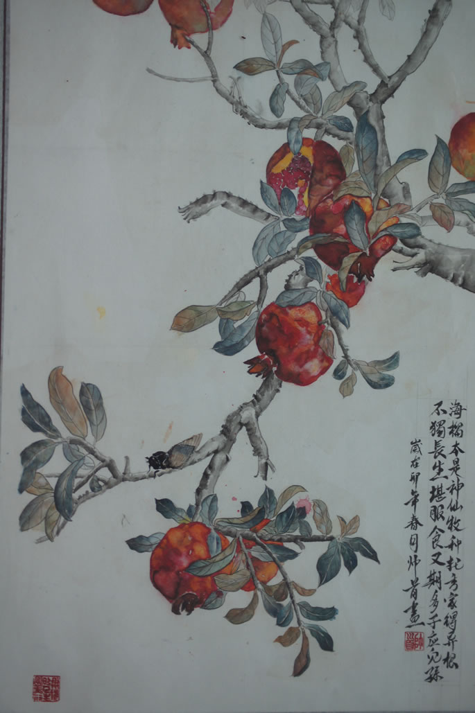 我们2010级学生举办中国画作品展 我们2010级学生举办中国画作品展