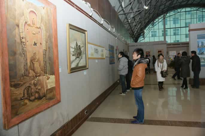 我们成功举办第四届教师作品展 我们成功举办第四届教师作品展