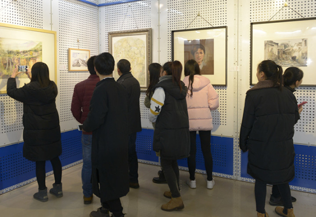 河南省第十一届水彩粉画作品展在我们艺术展览中心隆重开幕