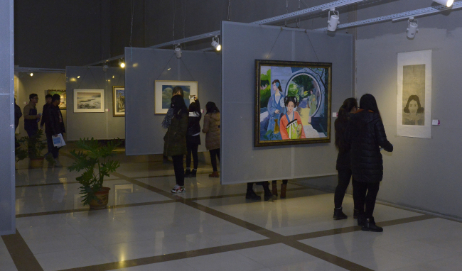 河南省高校美术教师绘画作品展开幕式暨座谈会在我们举办 河南省高校美术教师绘画作品展开幕式暨座谈会在我们举办