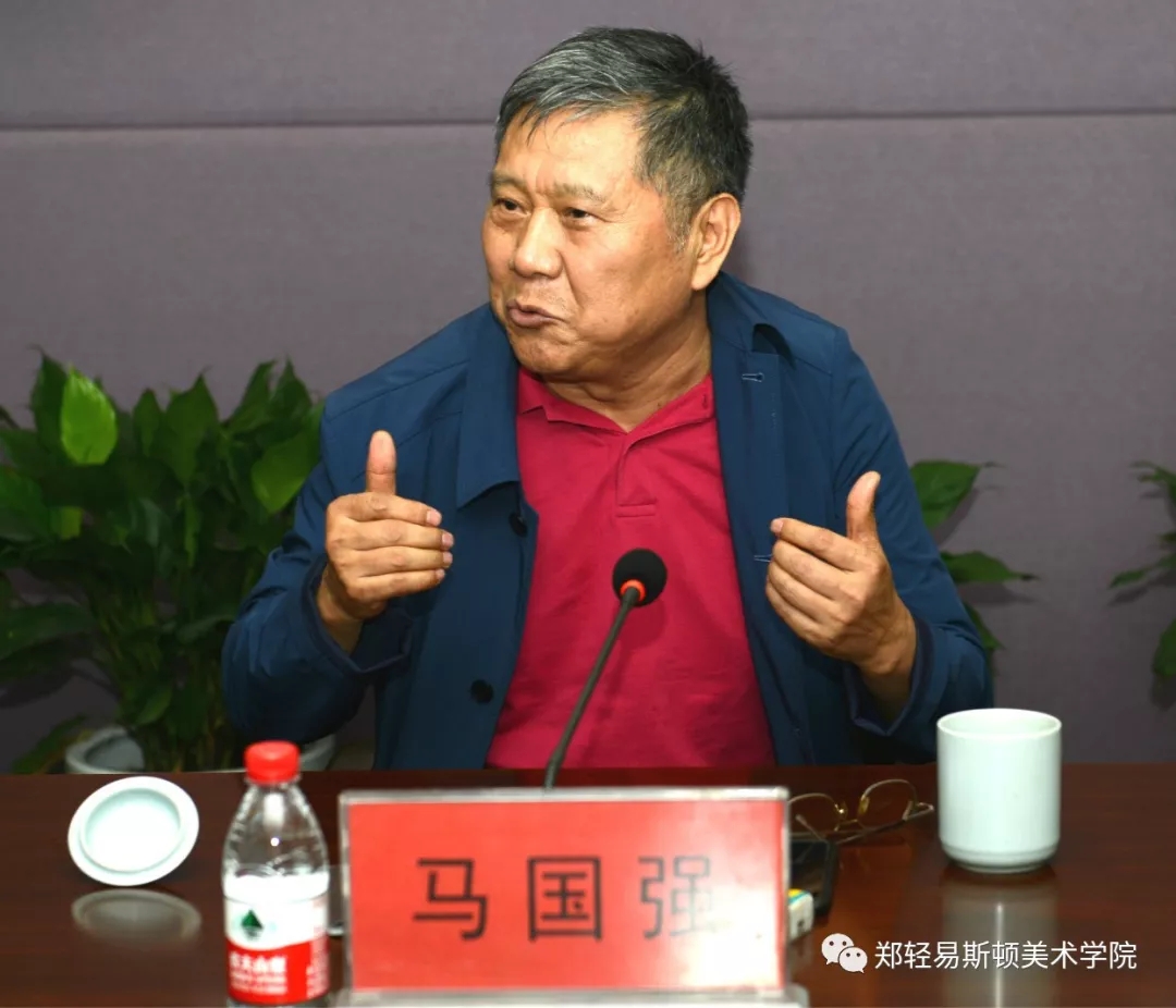 河南省美协专家团莅临我们指导备战第十三届全国美展工作
