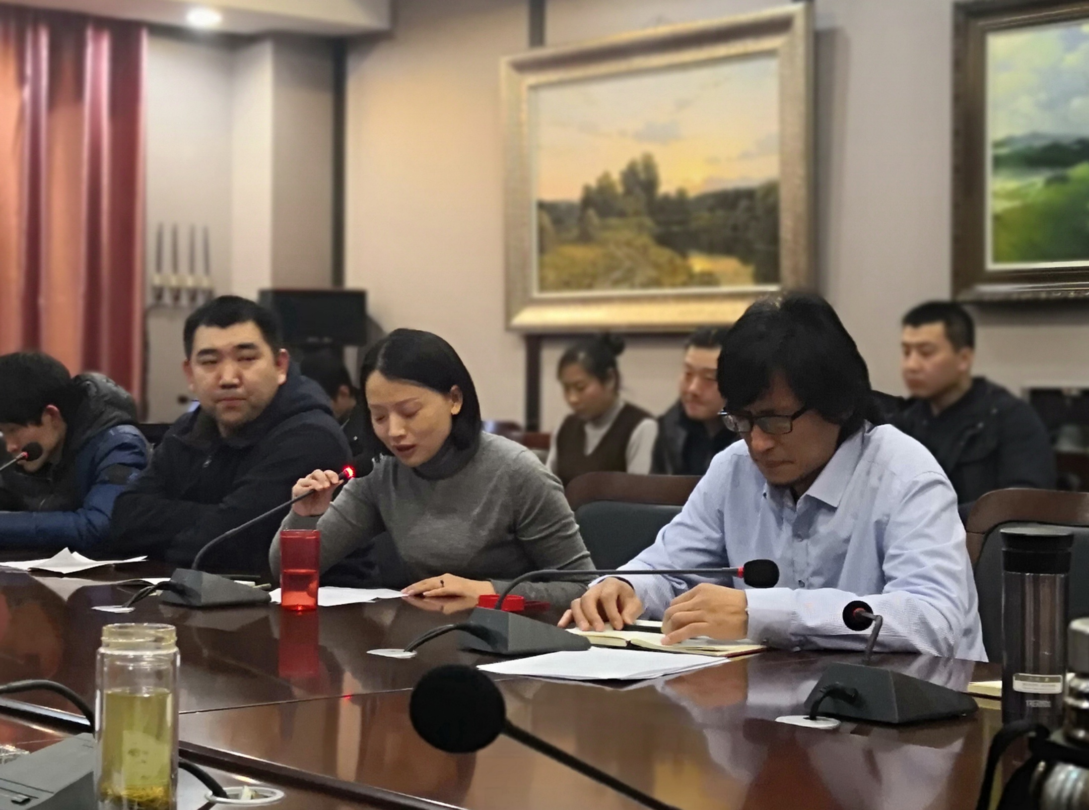 我们召开参加第十三届全国美术作品展工作总结会 我们召开参加第十三届全国美术作品展工作总结会