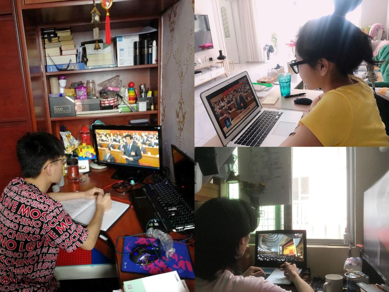 汇聚起决战决胜的中国信心 ——学生党支部组织全体党员观看全国“两会” 汇聚起决战决胜的中国信心 ——学生党支部组织全体党员观看全国“两会”